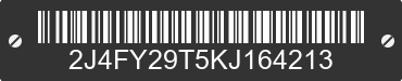1989 JEEP Wrangler 2J4FY29T5KJ164213 VIN decoded