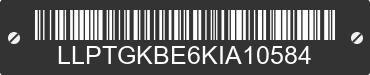2019 JIAJUE JJ150T-16 LLPTGKBE6KIA10584 VIN decoded
