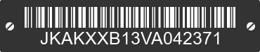 1997 KAWASAKI KX60 JKAKXXB13VA042371 VIN decoded