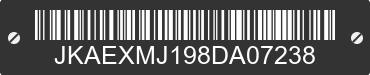 2008 KAWASAKI Ninja 250R JKAEXMJ198DA07238 VIN decoded