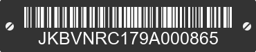 2009 KAWASAKI Vulcan 1700 JKBVNRC179A000865 VIN decoded