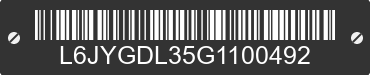 2016 KAYO Kayo L6JYGDL35G1100492 VIN decoded