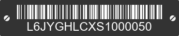 2025 KAYO Kayo L6JYGHLCXS1000050 VIN decoded