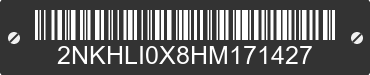 2017 KENWORTH T3 Series 2NKHLI0X8HM171427 VIN decoded