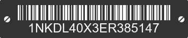 2014 KENWORTH T8 Series 1NKDL40X3ER385147 VIN decoded
