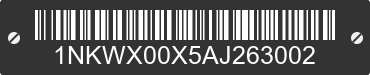 2010 KENWORTH W9 Series 1NKWX00X5AJ263002 VIN decoded