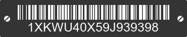 2009 KENWORTH W9 Series 1XKWU40X59J939398 VIN decoded