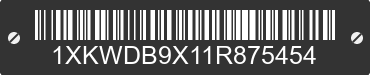 2001 KENWORTH W900 1XKWDB9X11R875454 VIN decoded