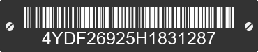 2017 KEYSTONE Keystone 4YDF26925H1831287 VIN decoded
