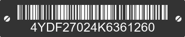 2019 KEYSTONE Keystone 4YDF27024K6361260 VIN decoded