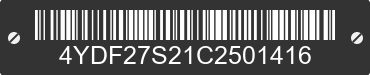 2012 KEYSTONE Keystone 4YDF27S21C2501416 VIN decoded