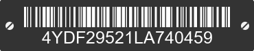 2020 KEYSTONE Keystone 4YDF29521LA740459 VIN decoded