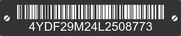 2020 KEYSTONE Keystone 4YDF29M24L2508773 VIN decoded