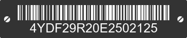2014 KEYSTONE Keystone 4YDF29R20E2502125 VIN decoded