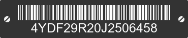 2018 KEYSTONE Keystone 4YDF29R20J2506458 VIN decoded