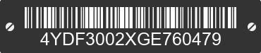 2016 KEYSTONE Keystone 4YDF3002XGE760479 VIN decoded