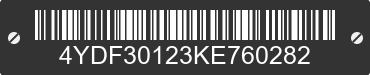2019 KEYSTONE Keystone 4YDF30123KE760282 VIN decoded