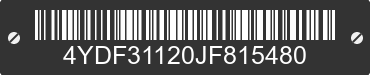 2018 KEYSTONE Keystone 4YDF31120JF815480 VIN decoded