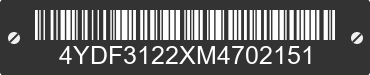 2021 KEYSTONE Keystone 4YDF3122XM4702151 VIN decoded