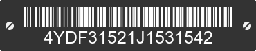 2018 KEYSTONE Keystone 4YDF31521J1531542 VIN decoded