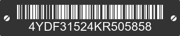 2019 KEYSTONE Keystone 4YDF31524KR505858 VIN decoded