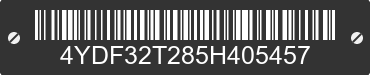 2005 KEYSTONE Keystone 4YDF32T285H405457 VIN decoded