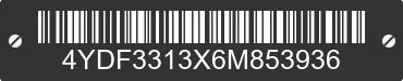 2006 KEYSTONE Keystone 4YDF3313X6M853936 VIN decoded