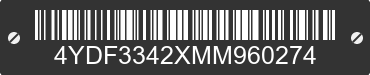 2021 KEYSTONE Keystone 4YDF3342XMM960274 VIN decoded