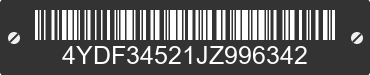 2018 KEYSTONE Keystone 4YDF34521JZ996342 VIN decoded
