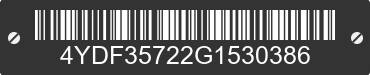 2016 KEYSTONE Keystone 4YDF35722G1530386 VIN decoded