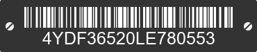 2020 KEYSTONE Keystone 4YDF36520LE780553 VIN decoded