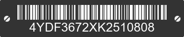 2019 KEYSTONE Keystone 4YDF3672XK2510808 VIN decoded