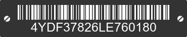 2020 KEYSTONE Keystone 4YDF37826LE760180 VIN decoded