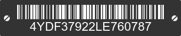 2020 KEYSTONE Keystone 4YDF37922LE760787 VIN decoded