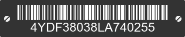 2020 KEYSTONE Keystone 4YDF38038LA740255 VIN decoded