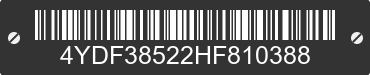 2017 KEYSTONE Keystone 4YDF38522HF810388 VIN decoded