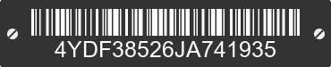 2018 KEYSTONE Keystone 4YDF38526JA741935 VIN decoded