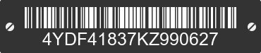 2019 KEYSTONE Keystone 4YDF41837KZ990627 VIN decoded
