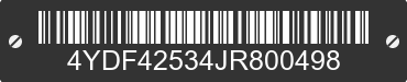 2018 KEYSTONE Keystone 4YDF42534JR800498 VIN decoded