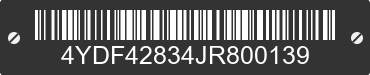 2018 KEYSTONE Keystone 4YDF42834JR800139 VIN decoded