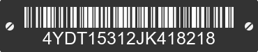 2018 KEYSTONE Keystone 4YDT15312JK418218 VIN decoded