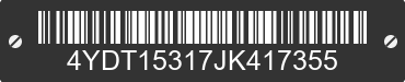 2018 KEYSTONE Keystone 4YDT15317JK417355 VIN decoded