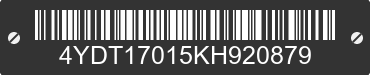 2019 KEYSTONE Keystone 4YDT17015KH920879 VIN decoded
