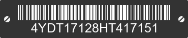 2017 KEYSTONE Keystone 4YDT17128HT417151 VIN decoded