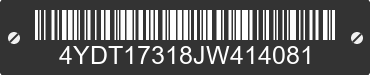2018 KEYSTONE Keystone 4YDT17318JW414081 VIN decoded