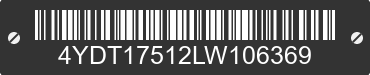 2020 KEYSTONE Keystone 4YDT17512LW106369 VIN decoded