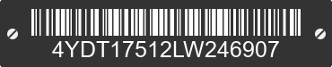 2020 KEYSTONE Keystone 4YDT17512LW246907 VIN decoded