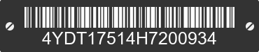 2017 KEYSTONE Keystone 4YDT17514H7200934 VIN decoded