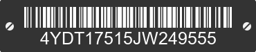 2018 KEYSTONE Keystone 4YDT17515JW249555 VIN decoded