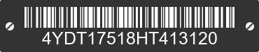 2017 KEYSTONE Keystone 4YDT17518HT413120 VIN decoded